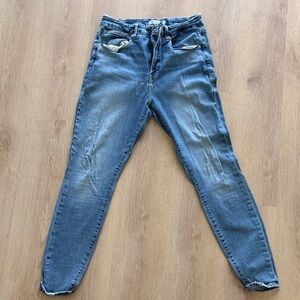 Good American Light Blue Skinny Jeans